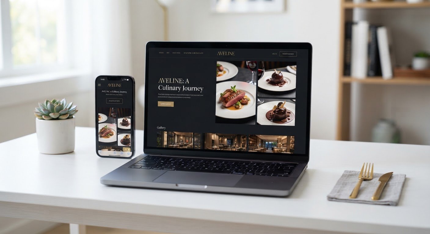 Termbi restaurant website preview
